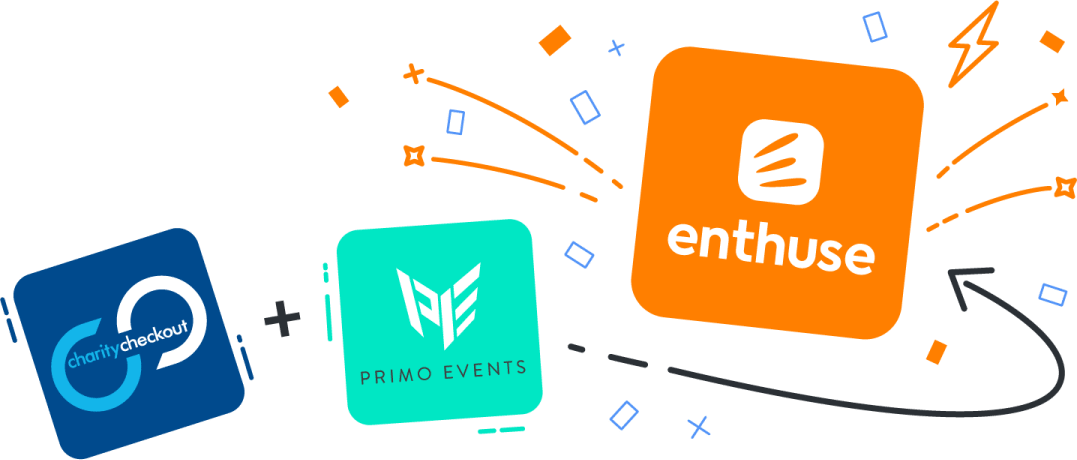 CharityCheckout and PRIMO EVENTS are now Enthuse